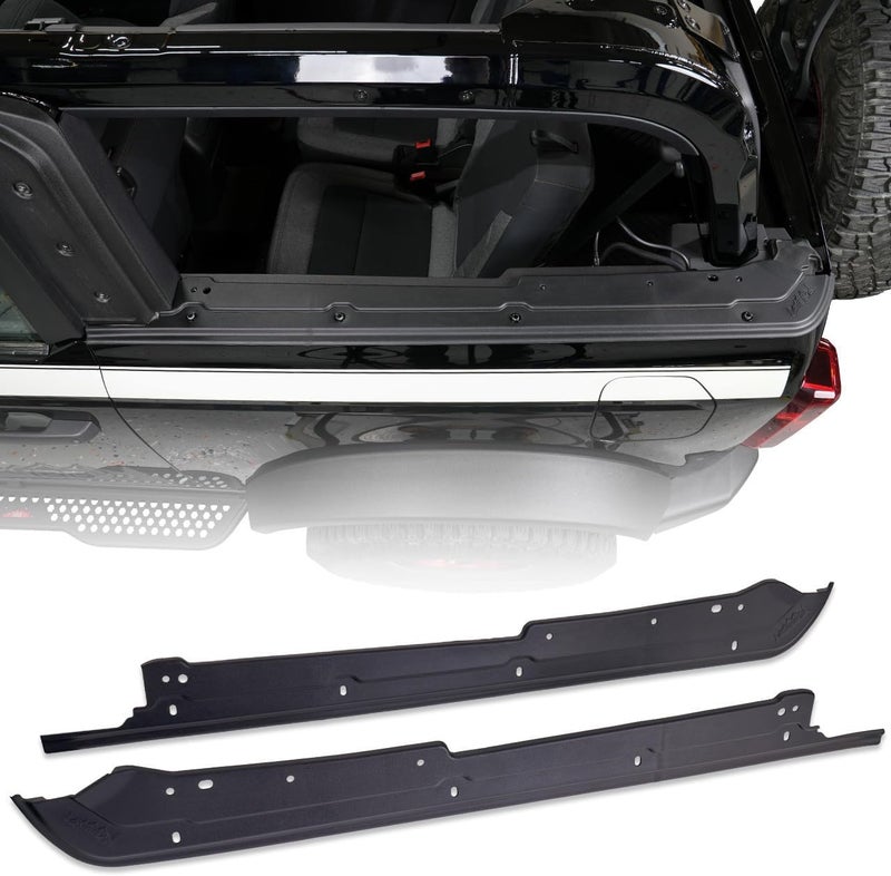 IAG Performance IAG I-Line Rear Body Tub Rail Protector Armor for Ford Bronco 2021+ 2 Door (Not Sport) - Image 1